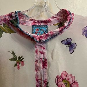 NWT Johnny Was Silk Blouse